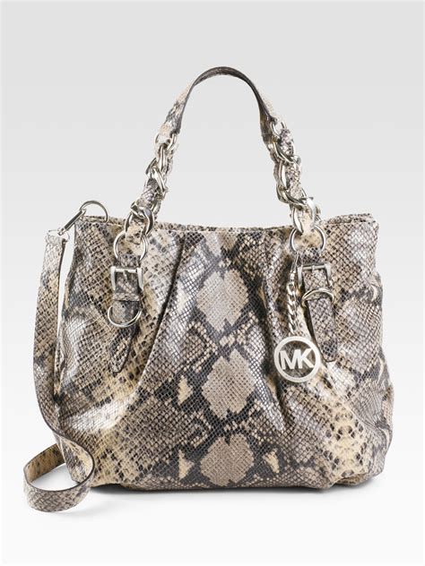 Python Michael Kors Handbags for Women 